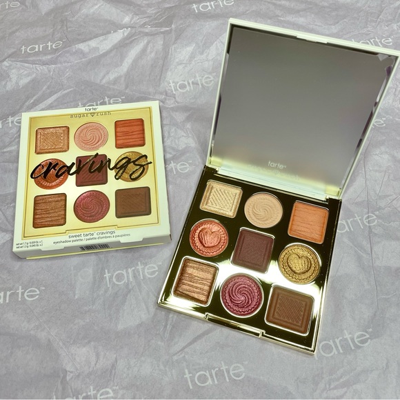 Tarte Sugar Rush Sweet Tarte Cravings Eyeshadow Makeup Palette NWT NIB Full Size - Picture 10 of 13